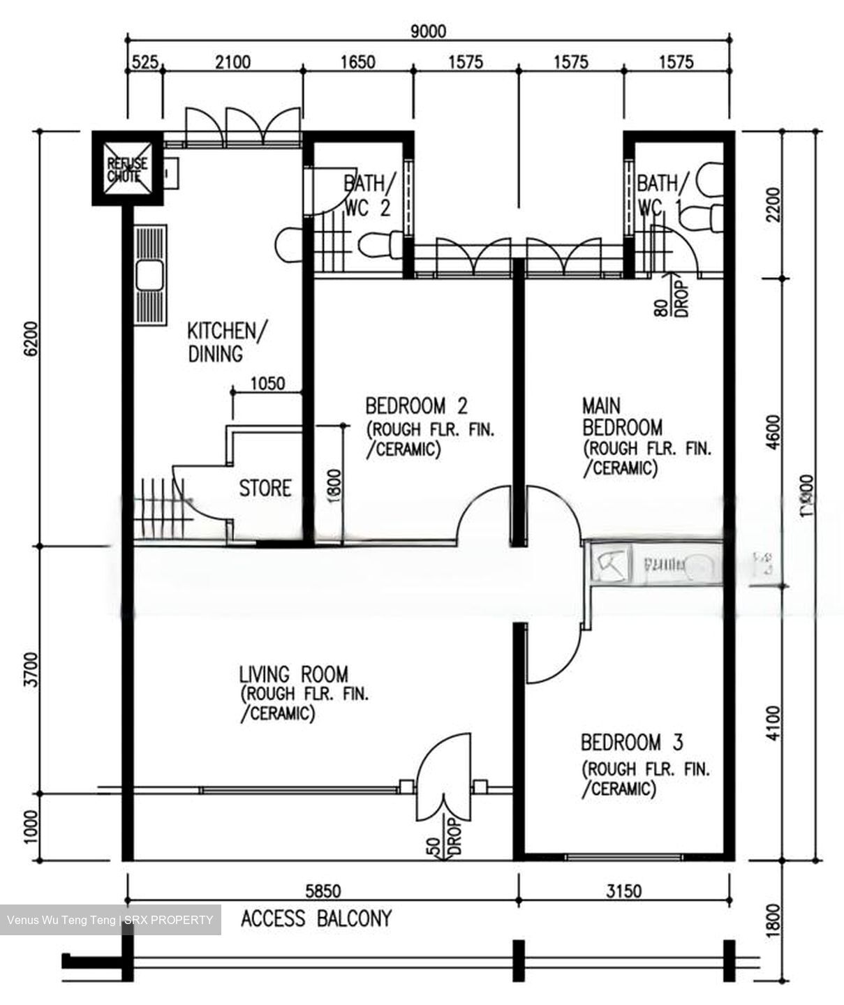Blk 159 Bedok South Avenue 3 (Bedok), HDB 4 Rooms #476986721
